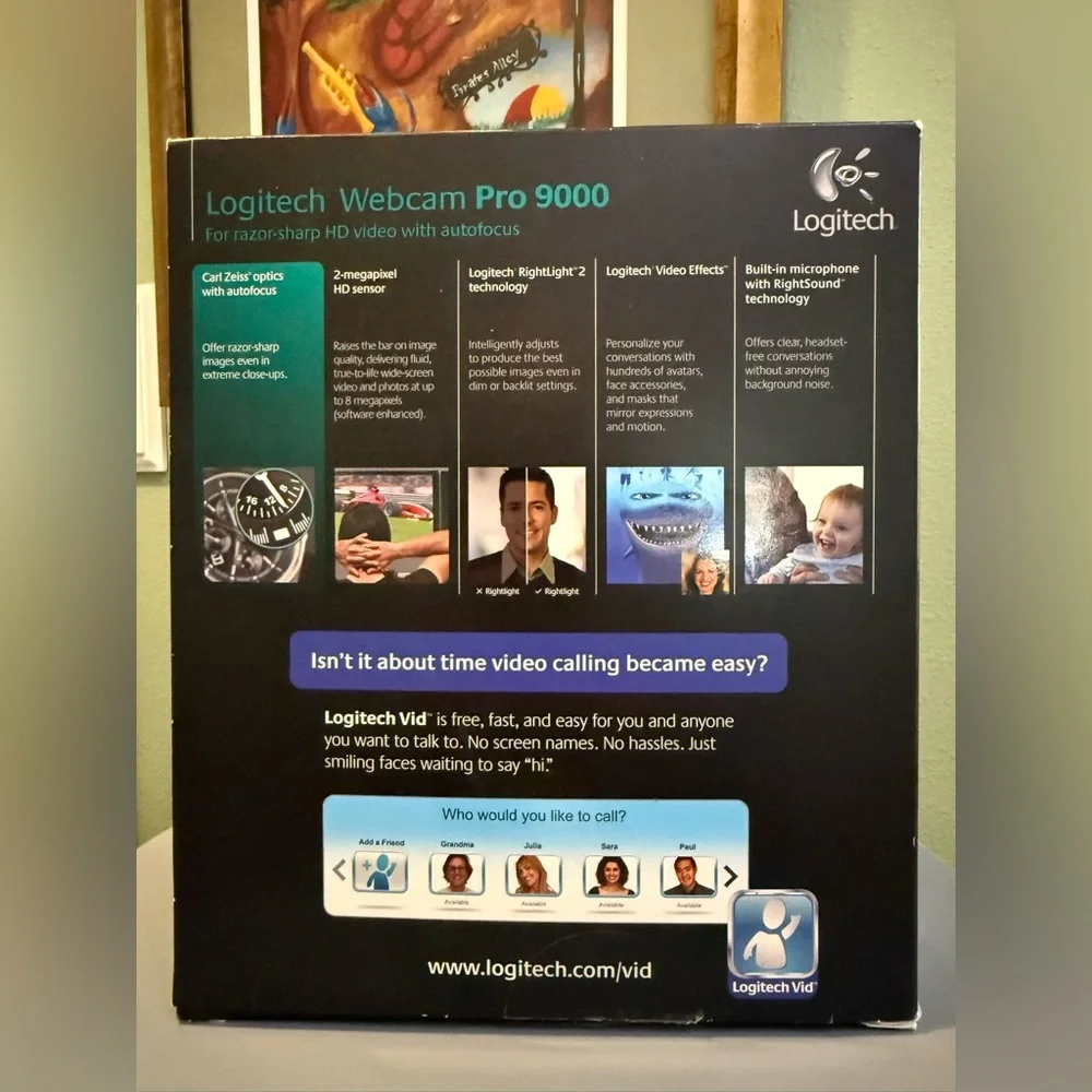 Logitech Webcam Pro 9000 - NIB